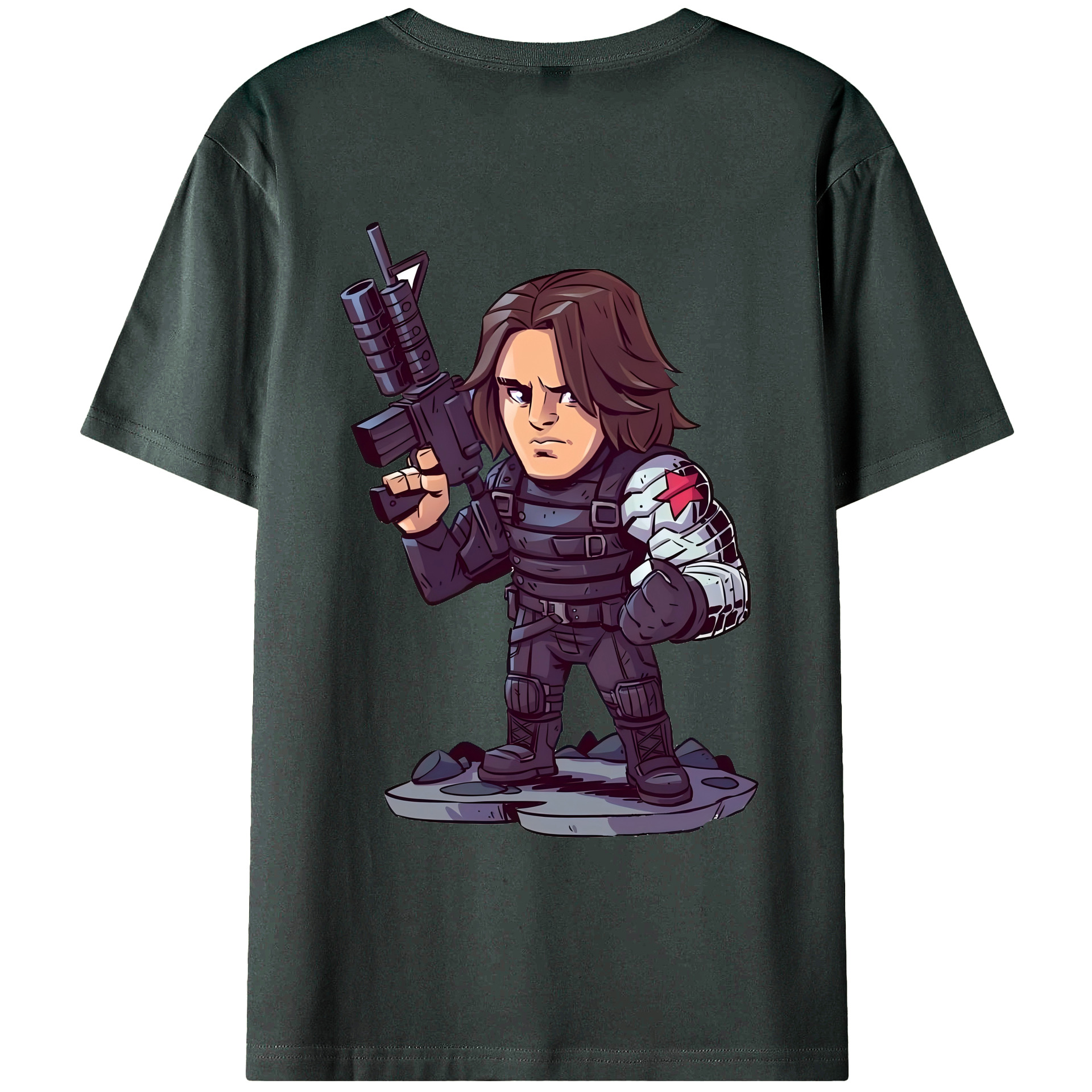 （画像用） アベンジャーズ The Avengers 綿100％ メンズ半袖Tシャツ（バックプリント） 通気性